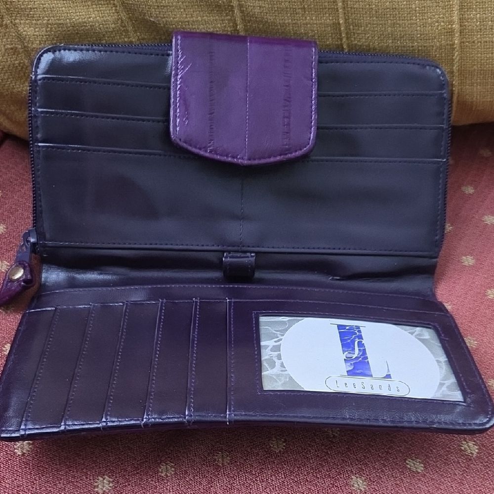 Purple Zip-Around Wallet - Picture 4 of 7